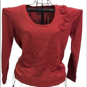 Chapter One Crocheted Flowers Blouse